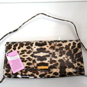 PROXY BY REMAC Leopard Patent Handbag